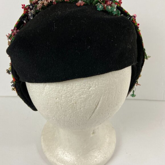 BULLOCK\'S WILTSHIRE Hat Headband Embroidery Silk Flowers Beads main image 7